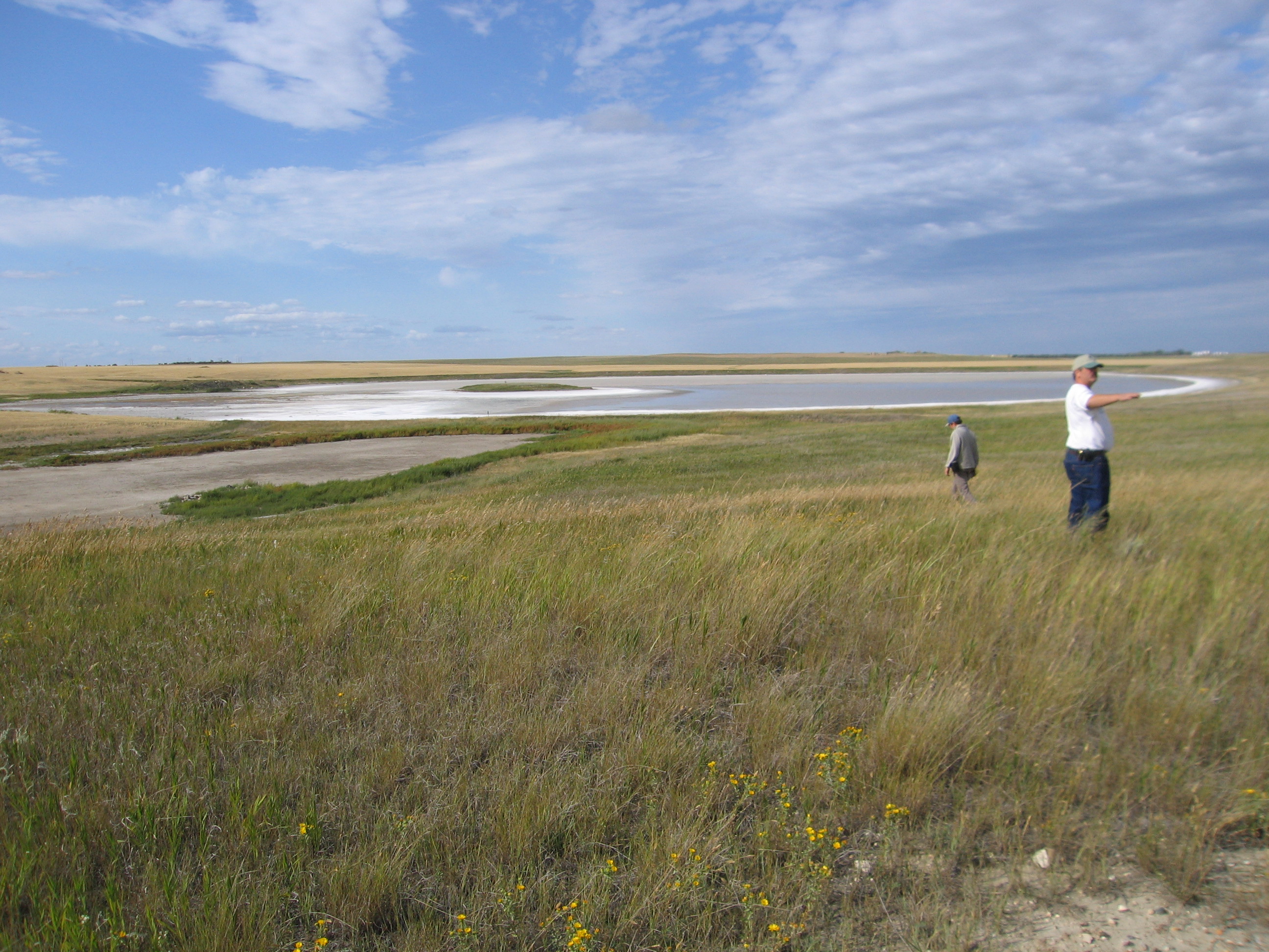 Researchers at Medicine Lake National Wildlife Refuge (MLNWR) U.S